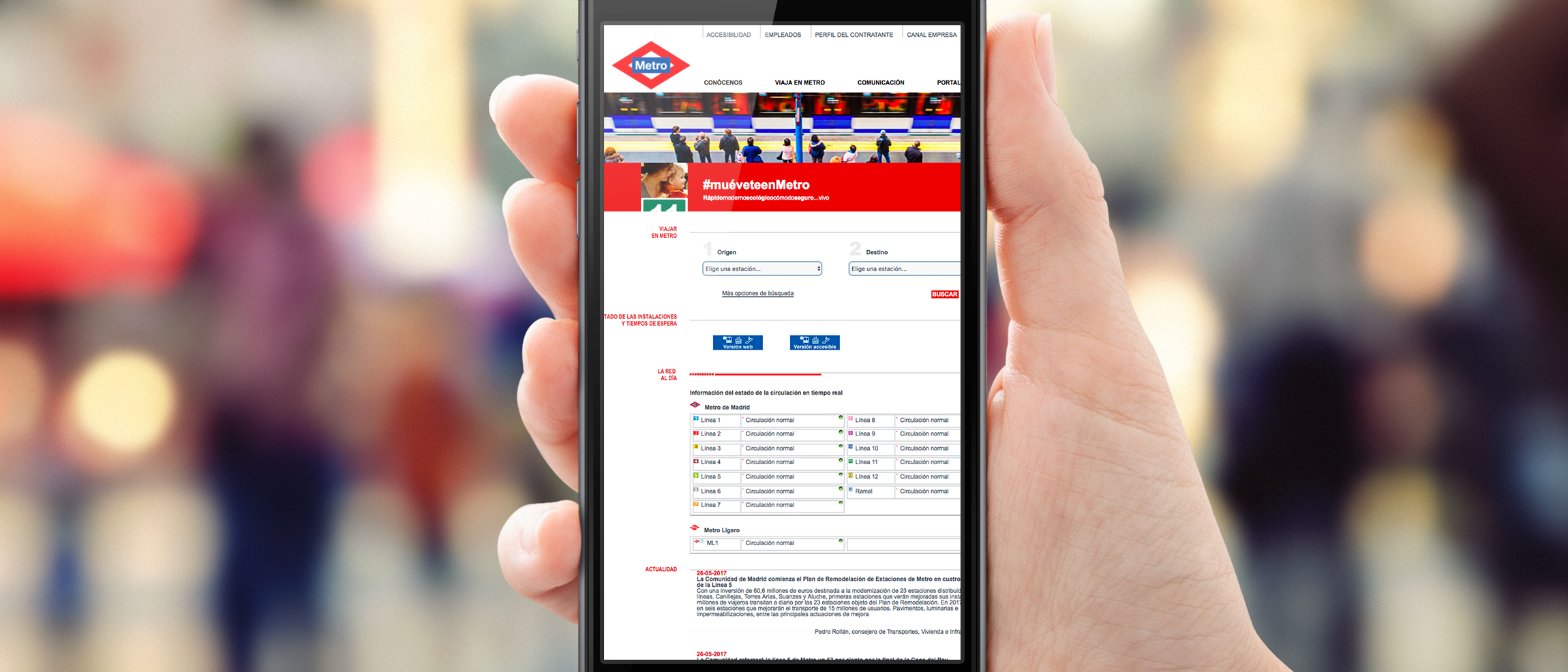 ux metro de madrid by emergya